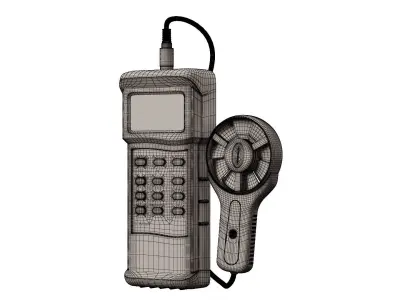 Anemometer Metal Probe 3D model