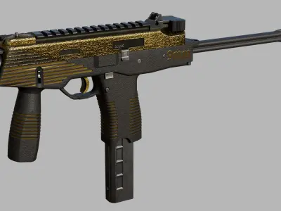 mp9 gun 3D model