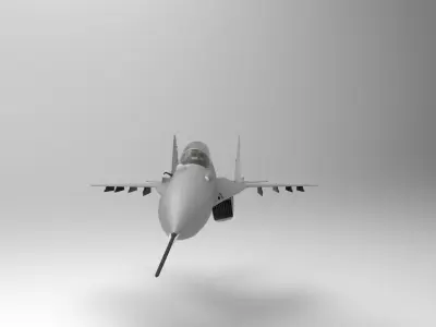 MIG 35 fighter 3D model