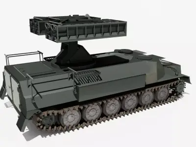 STRELA-SA13 Russian Low-poly 3D model