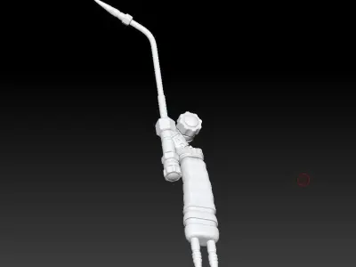 Welding Torch Low-poly 3D model