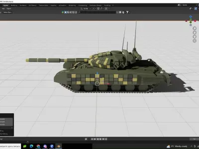 Tank t64 bv 3D model