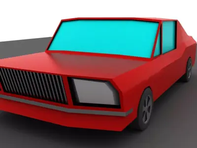 cartoon Car Free low-poly 3D model by prakash1999