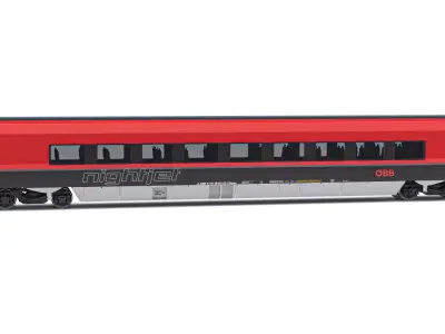 Ampz Rail Wagon Set 3D model
