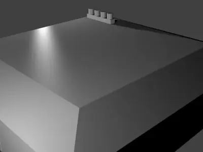 Simple Free Warehouse Free 3D model