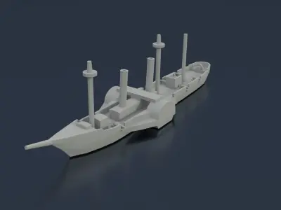 Paraguayan Steam Tacuari 3D print model