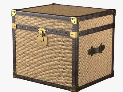 MAYFAIR RATTAN SIDE TABLE 3D model