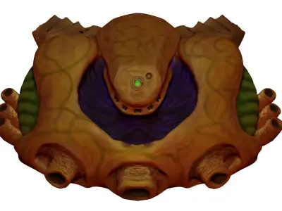 Babylon 5 Vorlon Bust 3D print model
