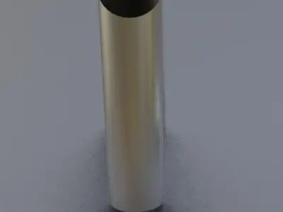 Mufflers metal pipe Low-poly 3D model