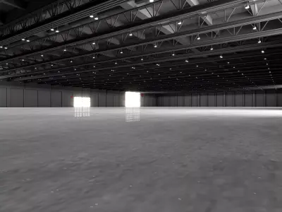 Exhibition - Exhibition Hall - Inside the Factory Warehouse 3D model
