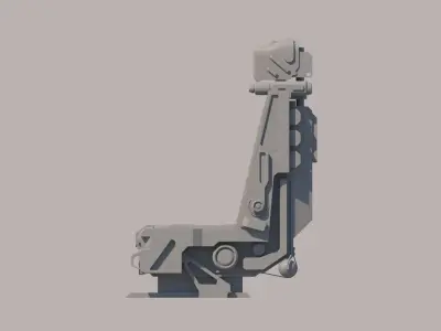 Pilots Seat 3D model