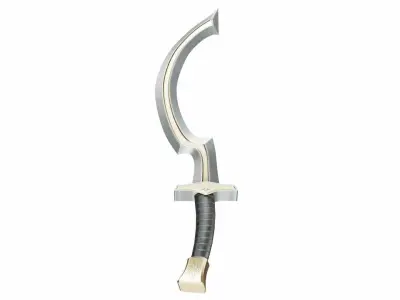 Khopesh Low-poly 3D model