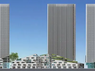 SU model of high-tech zone office building 3D model