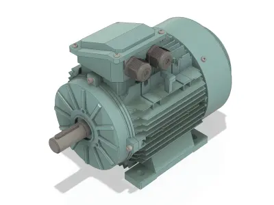 3 Phase AC induction motors - Frame size 100 3D model