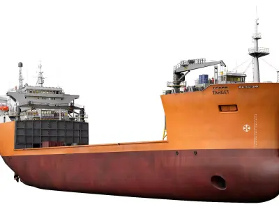 Heavy Load Carrier MV Target 3D model