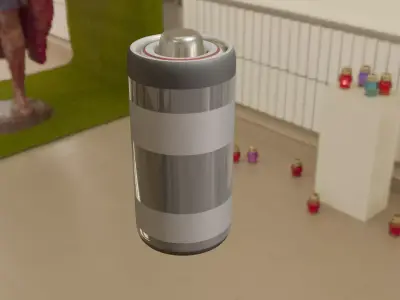 Battery Model Free 3D model