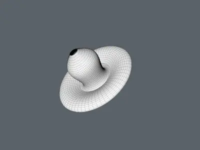 lower rivet jeans Free 3D model