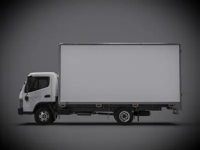 Mitsubishi Fuso Canter 2022 Box Truck 3D model