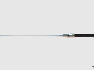 Lowpoly Sword 3D Model No Reference Unique Low-poly 3D model