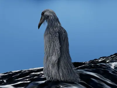 opium bird 3D model