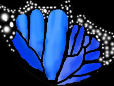Butterfly brooch 3D model