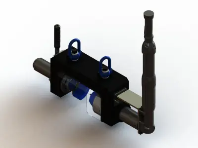 Bushing Press Tool for Beam sa rr axle 3D model