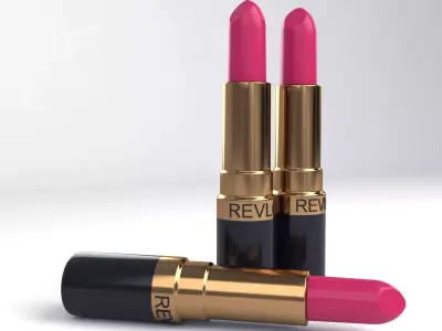 Lipstick revlon lipsticks Low-poly 3D model