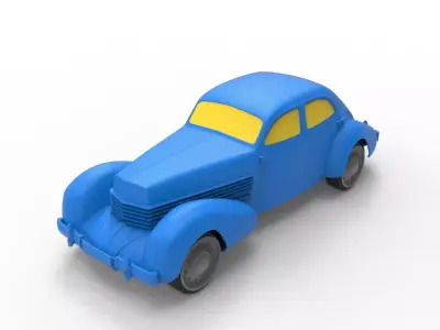 Cord 810 1936 Classic Car 3D print model