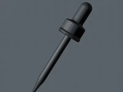 dropper fbx needle Free 3D model