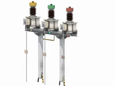 Voltage Transformer 3D model