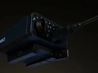 Holosun LS321G Dual Laser Sight Low-poly 3D model