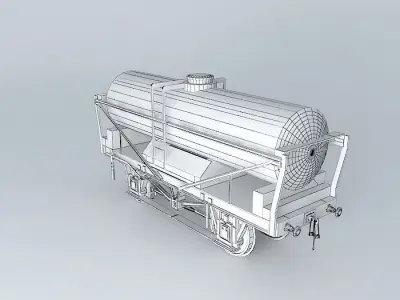 SHELL Tanker No. 5082 Free 3D model