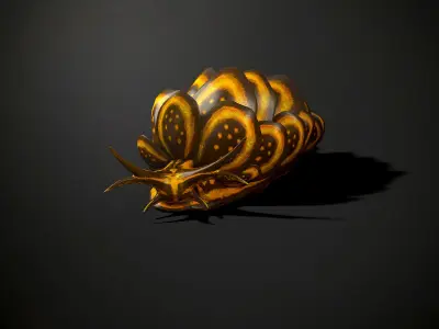Cyerce Nigricans - Game Ready Low-poly 3D model Low-poly 3D model
