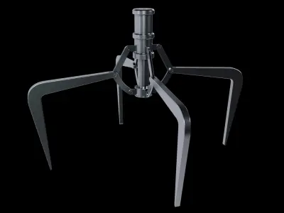 Metal Claw 16 with RIG 3D model