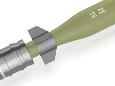 FIM 92 Stinger Missile 3D model