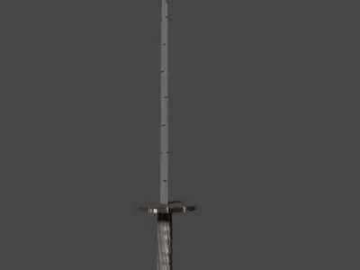 SWORD samurai Free low-poly 3D model purchase