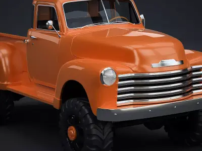 Chevrolet Pickup 1951 Pickup Lift 3D model