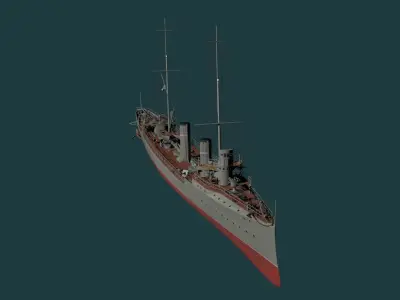 destroyer Siberian Shooter 3D model