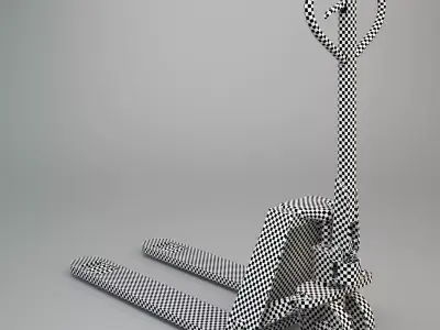 Pallet truck manual 1 3D model