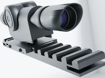 High-Precision Riflescope for Enhanced Accuracy 3D model