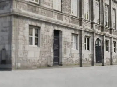 Old Building small Detailed 3D model