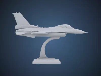 F-16 Fighting Falcon Desktop Model Statue PM-206 3D print model