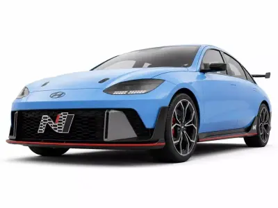 Hyundai RN22e Concept High Performance Electric Sports Sedan  3D model
