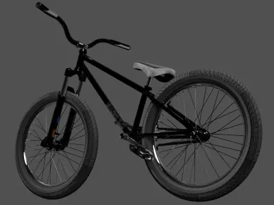 MTB bmx Bike Bicycle Cycling Velo Extreme Low-poly 3D model