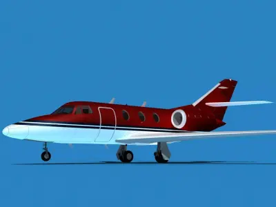 Dassault Falcon 10 V14 3D model