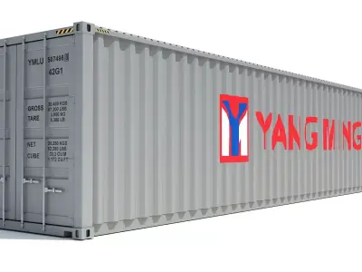 Shipping Container Yang Ming 3D model