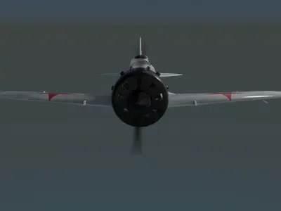 Polikarpow I 16 Rata in Winter Camoflage 3D model