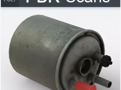 Fuel Filter Low Poly Low-poly 3D model
