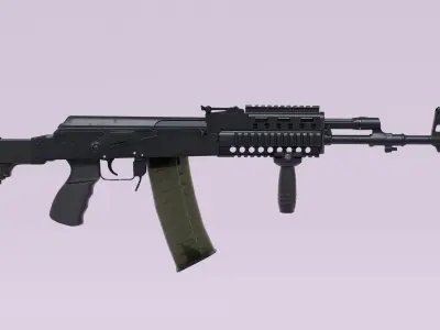  Beryl C Polish Assault Rifle  3D model