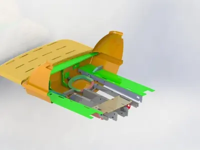 Vehicle Lift Free 3D model